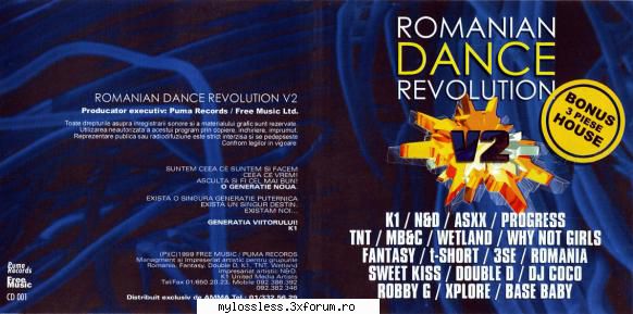 romanian dance revolution  1. (00:03:44) voi iubi mereu  2. (00:03:39) n&d vino Eu