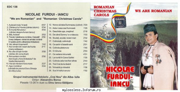 ----albume colinde romanesti format flac---- nicolae are romanian & romanian christmas  1. Eu