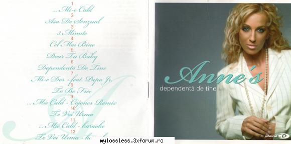 anne's dependenta  1. (00:03:39) anne's ...mi-e cald   2. (00:03:08) anne's asa Eu