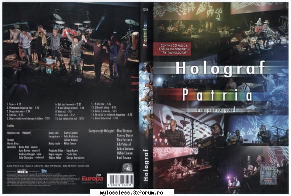 holograf concert patria holograf info untouched dvd [artwork soft 70' (16:9 romanian 2.0 stereo 5.1 Eu