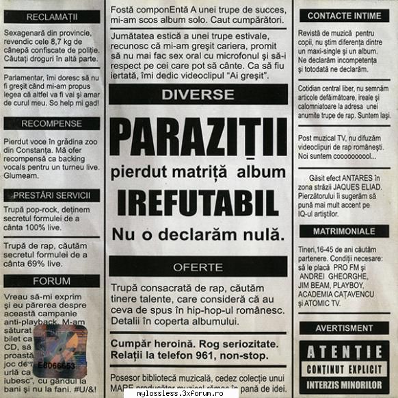 irefutabil album flac jmenaru21       articolul 39         