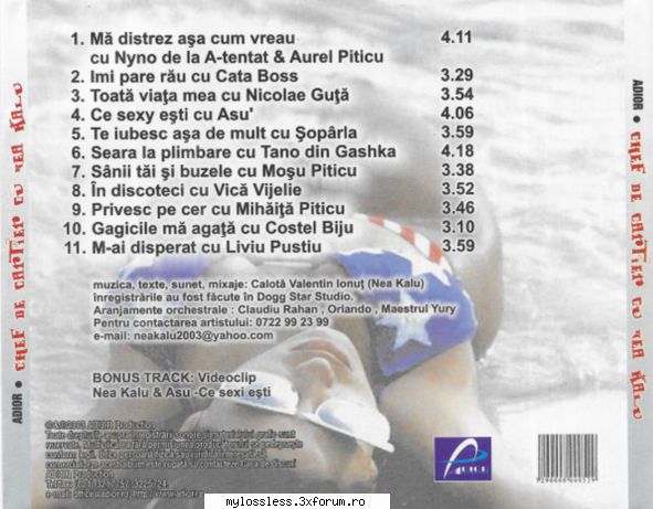 request albume, melodii format flac !:::... raganar scris:care sunt piseele liviu pustiu feat gashka