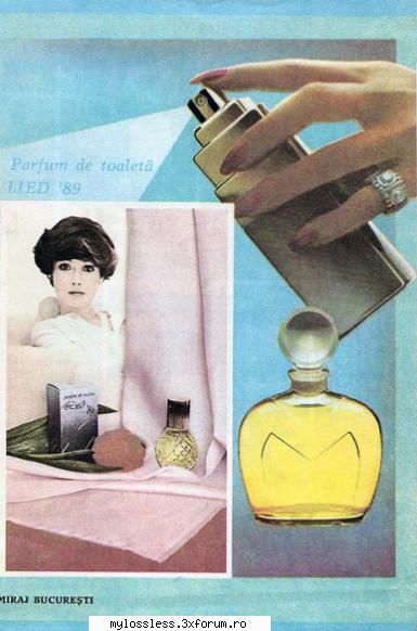 diverse reclame comuniste romanesti diverse lucruri s.m.d parfum lied miraj Eu