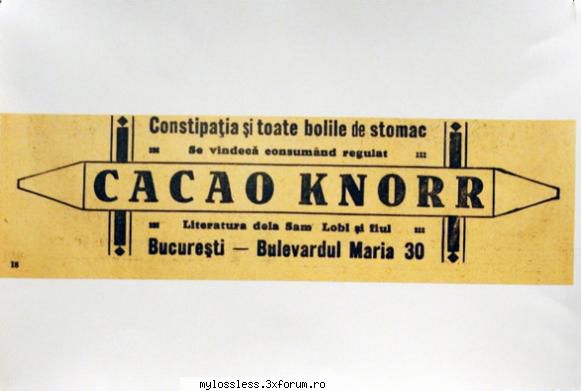 diverse reclame comuniste romanesti diverse lucruri s.m.d reclama cacao knorr 1929 Eu