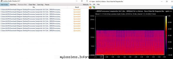 provocarea vol (an. 2005) toate melodiile sunt limitate sub 15khz ,deci n-au nicio treaba calitatea