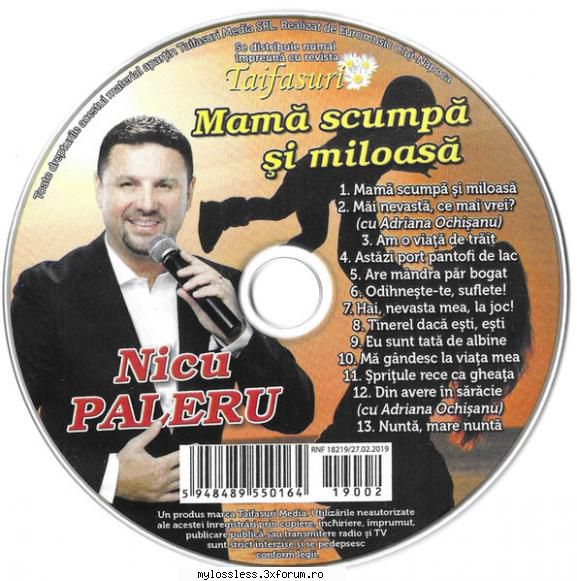 nicu paleru mama scumpa miloasa (album 2019 taifasuri) tracklist :1       