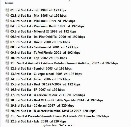 sud est mp3 dar losles mai ok, mersi mult        