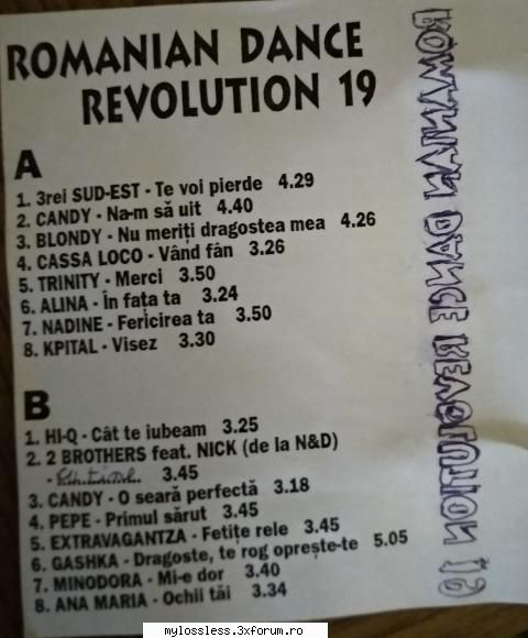 romanian dance revolution vol. album cass original) romanian dance revolution vol. album cass 3rei