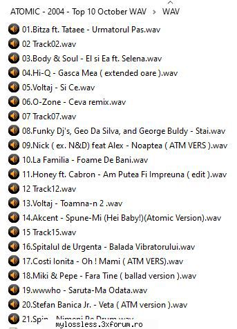request albume, melodii format flac !:::... ...  și lista piese