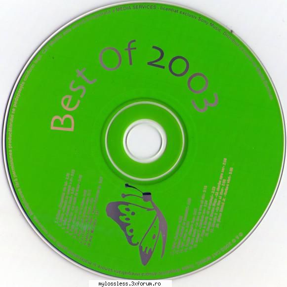 fan hits best  1. (00:03:35) o-zone dragostea din tei   2. (00:03:26) nicola dincolo Eu