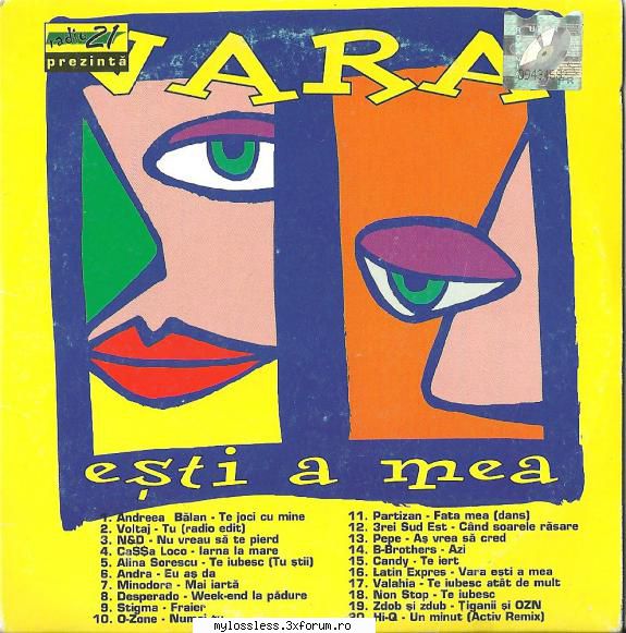 vara esti mea (2002) (album original) vara esti mea (2002) (album original) tracklist: andreea