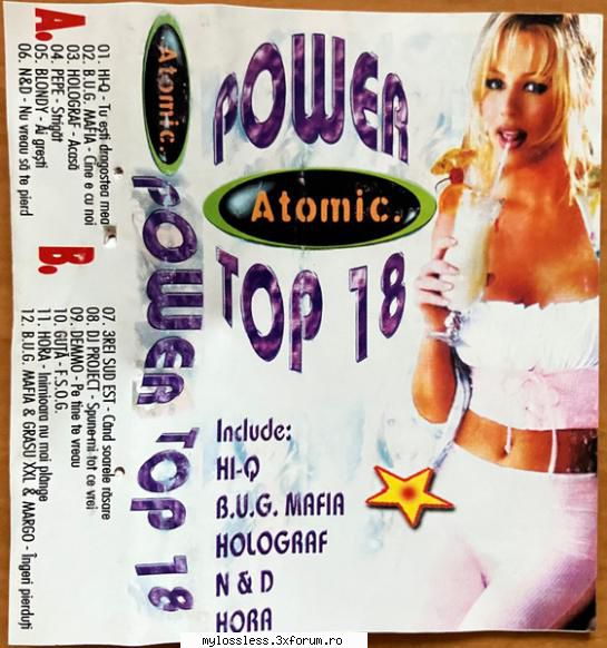 atomic. power top (2002) atomic. power top (2002) hi-q ești dragostea mea02 b.u.g. mafia cine