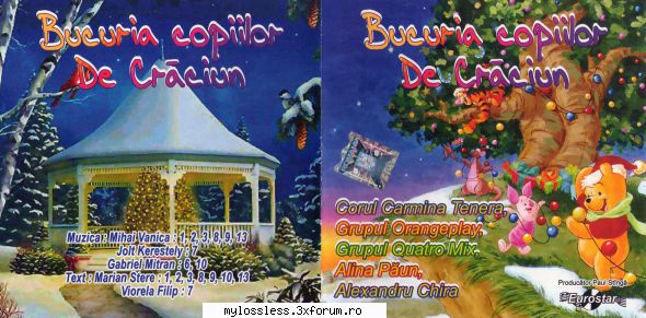 bucuria copiilor  1. (00:03:10) grupul orangeplay colinde,  2. (00:02:32) grupul Eu