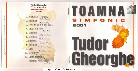 tudor gheorghe flac) tudor gheorghe toamna  1. (00:04:53) tudor gheorghe niciodata toamna... Eu