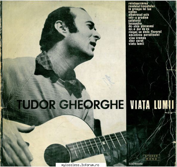 tudor gheorghe flac) tudor gheorghe viata lumii lp,album stm-ede 0836 romania  1. tudor Eu