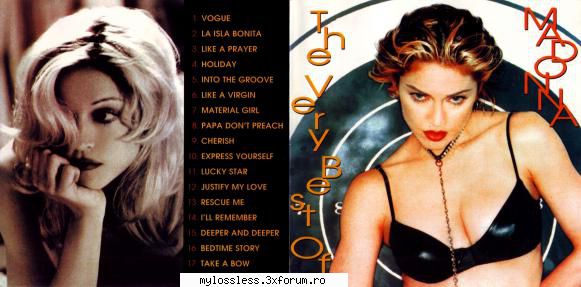 madonna the very best  1. madonna                 Eu