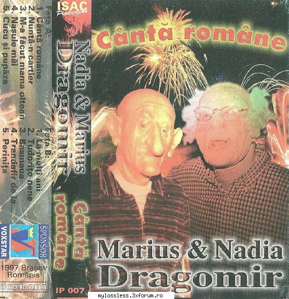 marius nadia dragomir canta romane (1997) cassette flac--mint marius & nadia dragomir canta