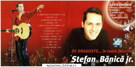 stefan banica jr. toate &nbsp;1. stefan banica jr. gaseste-mi loc inima ta&nbsp; &nbsp; &nbsp; Eu