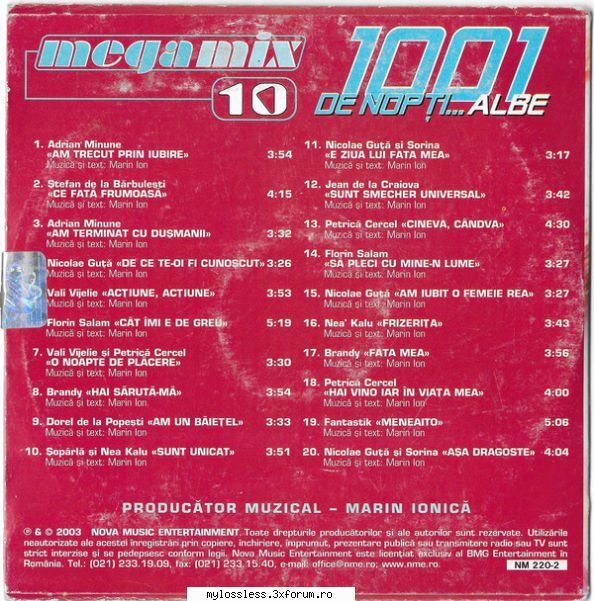 1001 De Nopți...Albe Vol. III -CD-FLAC-2003 - spartanu - @ Muzica/Albume in format Lossless [FLAC]-[ROMANEASCA]