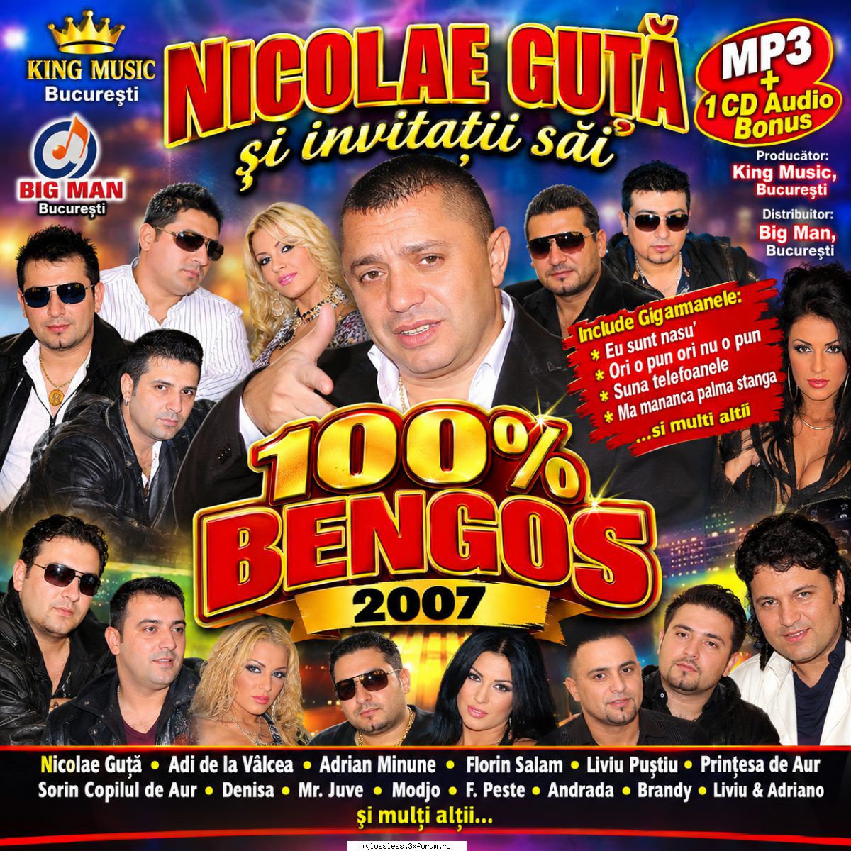 100% Bengos 2007 (MP3) - Tracklist: 001. Adi de la - @ Muzica/Albume in format [MP3]-[ROMANEASCA/STRAINA]