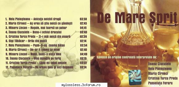 2005 - De Mare Sprit - CD FLAC - Download : . AUDIOCH - @ Muzica/Albume in format Lossless [FLAC]-[ROMANEASCA]