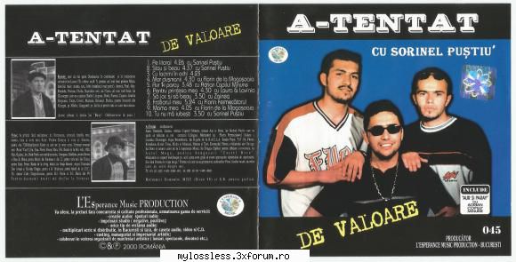 A-Tentat - De valoare-CD-FLAC-2000-MiNT - Lossless - @ Muzica/Albume in format Lossless [FLAC]-[ROMANEASCA]