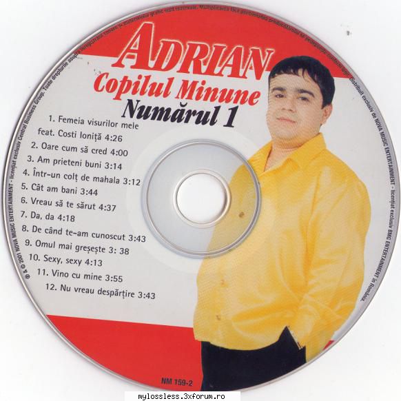 Adrian Copilul Minune - Numarul 1-CD-FLAC-2001-MiNT - Lossless - @ Muzica/Albume in format Lossless [FLAC]-[ROMANEASCA]