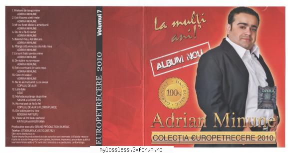 Adrian Minune - Colectia Europetrecere vol.7-MAG-2010-LOSSLESS-MiNT - Lossless - @ Muzica/Albume in format Lossless [FLAC]-[ROMANEASCA]