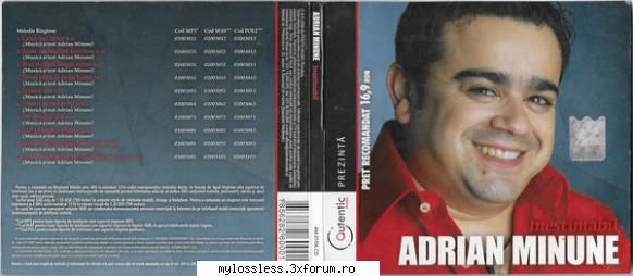 Adrian Minune - Inestimabil 2006 CD-FLAC-NoGrp-MiNT - mada8204 - @ Muzica/Albume in format Lossless [FLAC]-[ROMANEASCA]