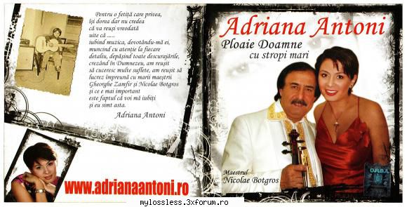 Adriana Antoni - Ploaie Doamne cu stropi mari-CD-FLAC-2009-MiNT - Lossless - @ Muzica/Albume in format Lossless [FLAC]-[ROMANEASCA]