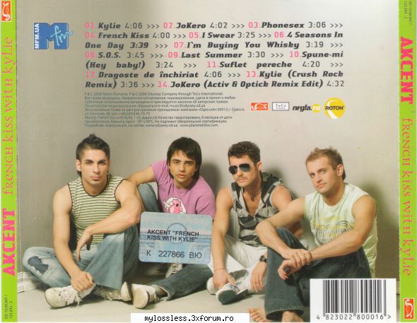 Akcent - French Kiss With Kylie-2006-WEB-FLAC-KME - Elvis14 - @ Muzica/Albume in format Lossless [FLAC]-[ROMANEASCA]