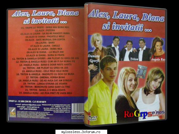 Alex, Laura, Diana si invitatii-2009-DVD-NF - Tracklist: 1 Trupa Lu` - @ DVD-uri Romanesti cu muzica [VIDEO]