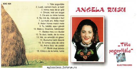 Angela Rusu - Tate sogoritele-CD-FLAC-2001-MiNT - Lossless - @ Muzica/Albume in format Lossless [FLAC]-[ROMANEASCA]