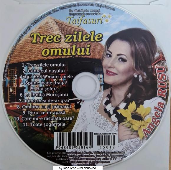 Angela Rusu - Trec Zille Omului CD-Flac--MiNT - andrei88sv - @ Muzica/Albume in format Lossless [FLAC]-[ROMANEASCA]