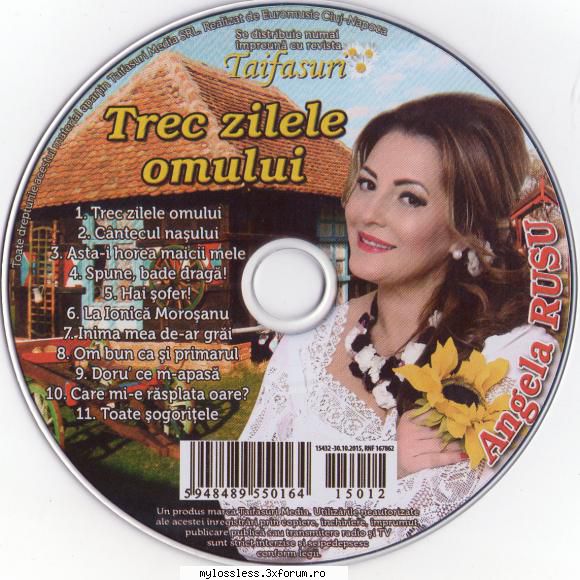 Angela Rusu - Trec zilele omului-CD-FLAC-2015-MiNT - Lossless - @ Muzica/Albume in format Lossless [FLAC]-[ROMANEASCA]