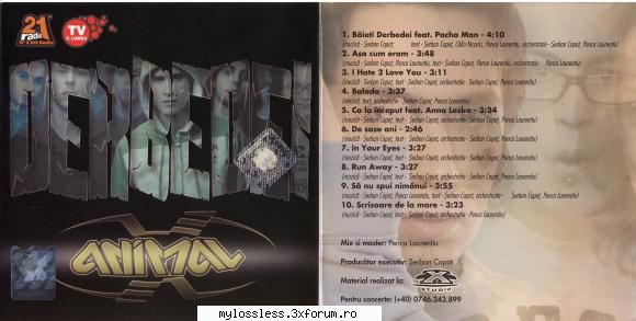 Animal X - Derbedei-Retail-2006-LOSSLESS-TRU - tooot4 - @ Muzica/Albume in format Lossless [FLAC]-[ROMANEASCA]