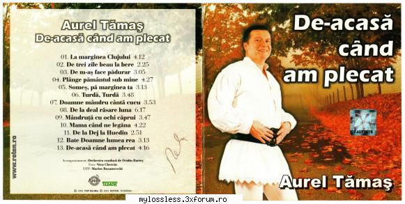 Aurel Tamas - De-acasa cand am plecat-CD-FLAC-2003-MiNT - Lossless - @ Muzica/Albume in format Lossless [FLAC]-[ROMANEASCA]