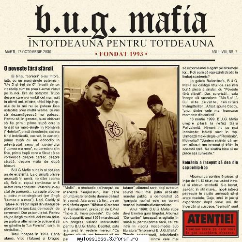 B.U.G. Mafia - Intotdeauna pentru totdeauna-CD-FLAC-2000-MT - kaname - @ Muzica/Albume in format Lossless [FLAC]-[ROMANEASCA]