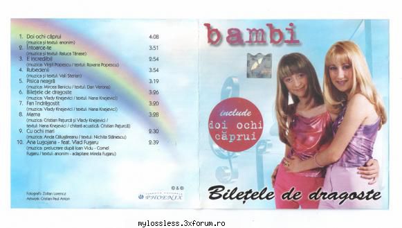 Bambi - Biletele de dragoste-Retail-2000-LOSSLESS-MiNT - Lossless - @ Muzica/Albume in format Lossless [FLAC]-[ROMANEASCA]