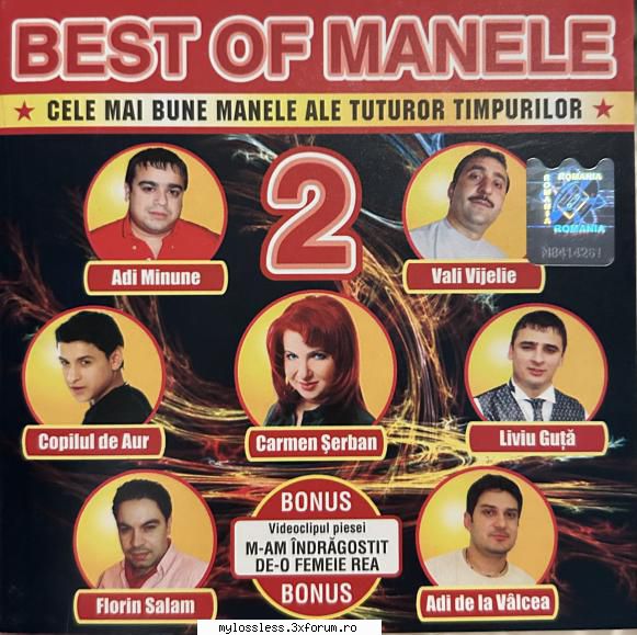 Best of Manele 2 CD (2006) - Playlist: 01. Copilul - @ Muzica/Albume in format Lossless [FLAC]-[ROMANEASCA]