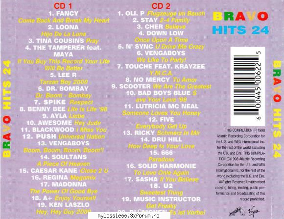 Bravo Hits 24 - teomar2007 - @ Muzica/Albume in format [MP3]-[ROMANEASCA/STRAINA]