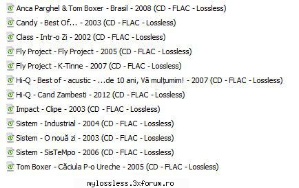 ...:::CERERE / REQUEST de Albume, Melodii in format FLAC !:::... - kaname - @ Muzica/Albume in format Lossless [FLAC]-[ROMANEASCA]