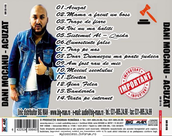 ...:::CERERE / REQUEST de Albume, Melodii in format FLAC !:::... - andrei.92brb - @ Muzica/Albume in format Lossless [FLAC]-[ROMANEASCA]
