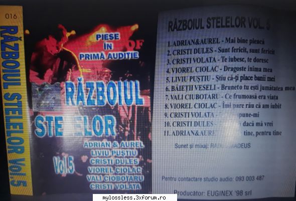 ...:::CERERE / REQUEST de Albume, Melodii in format FLAC !:::... - Costel - @ Muzica/Albume in format Lossless [FLAC]-[ROMANEASCA]