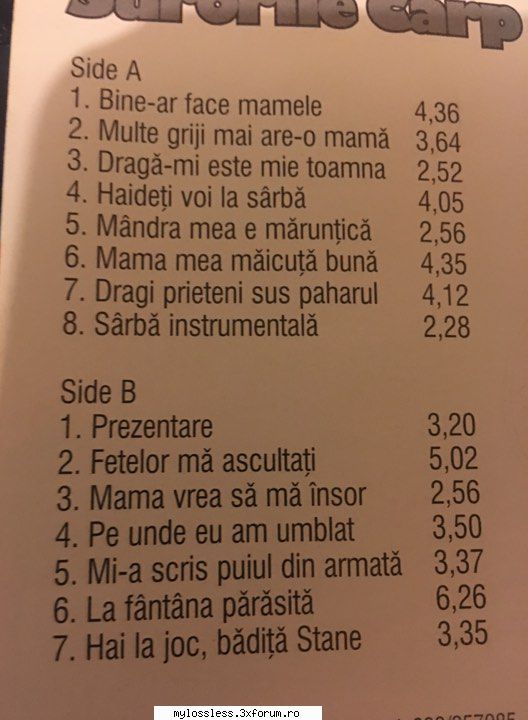 ...:::CERERE / REQUEST de Albume, Melodii in format FLAC !:::... - Alex Androo - @ Muzica/Albume in format Lossless [FLAC]-[ROMANEASCA]
