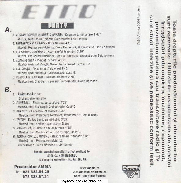 ...:::CERERE / REQUEST de Albume, Melodii in format FLAC !:::... - alexander - @ Muzica/Albume in format Lossless [FLAC]-[ROMANEASCA]