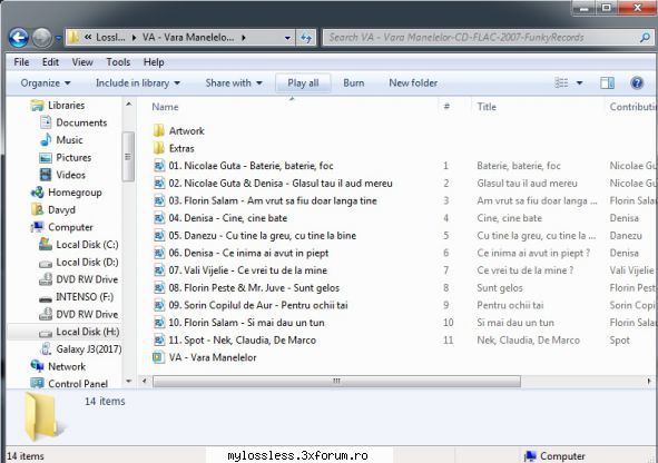 ...:::CERERE / REQUEST de Albume, Melodii in format FLAC !:::... - funkyrecords - @ Muzica/Albume in format Lossless [FLAC]-[ROMANEASCA]