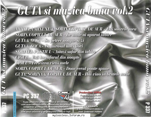 ...:::CERERE / REQUEST de Albume, Melodii in format FLAC !:::... - Raulica - @ Muzica/Albume in format Lossless [FLAC]-[ROMANEASCA]