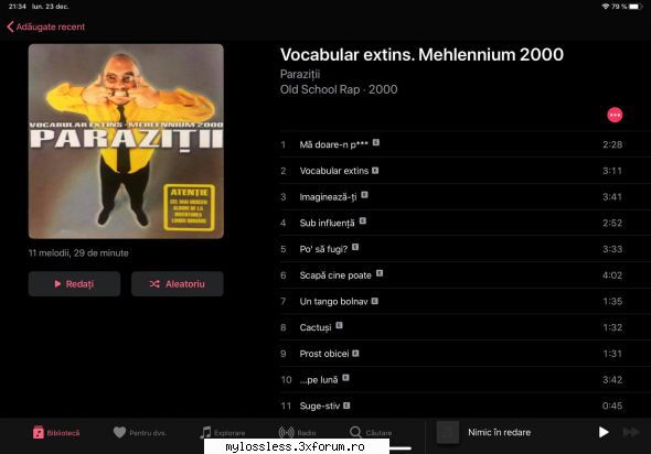 ...:::CERERE / REQUEST de Albume, Melodii in format FLAC !:::... - serban07 - @ Muzica/Albume in format Lossless [FLAC]-[ROMANEASCA]