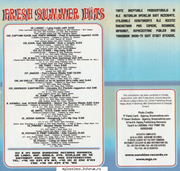 ...:::CERERE / REQUEST de Albume, Melodii in format FLAC !:::... - VitanClub - @ Muzica/Albume in format Lossless [FLAC]-[ROMANEASCA]